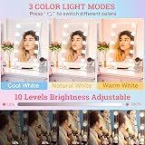 Akynite Vanity Lights Stick On with Adapter 3 Colors 10 Brightness 10 Bulbs view 3