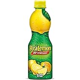 ReaLemon 100% Lemon Juice, 8 Fluid Ounce Bottle.
