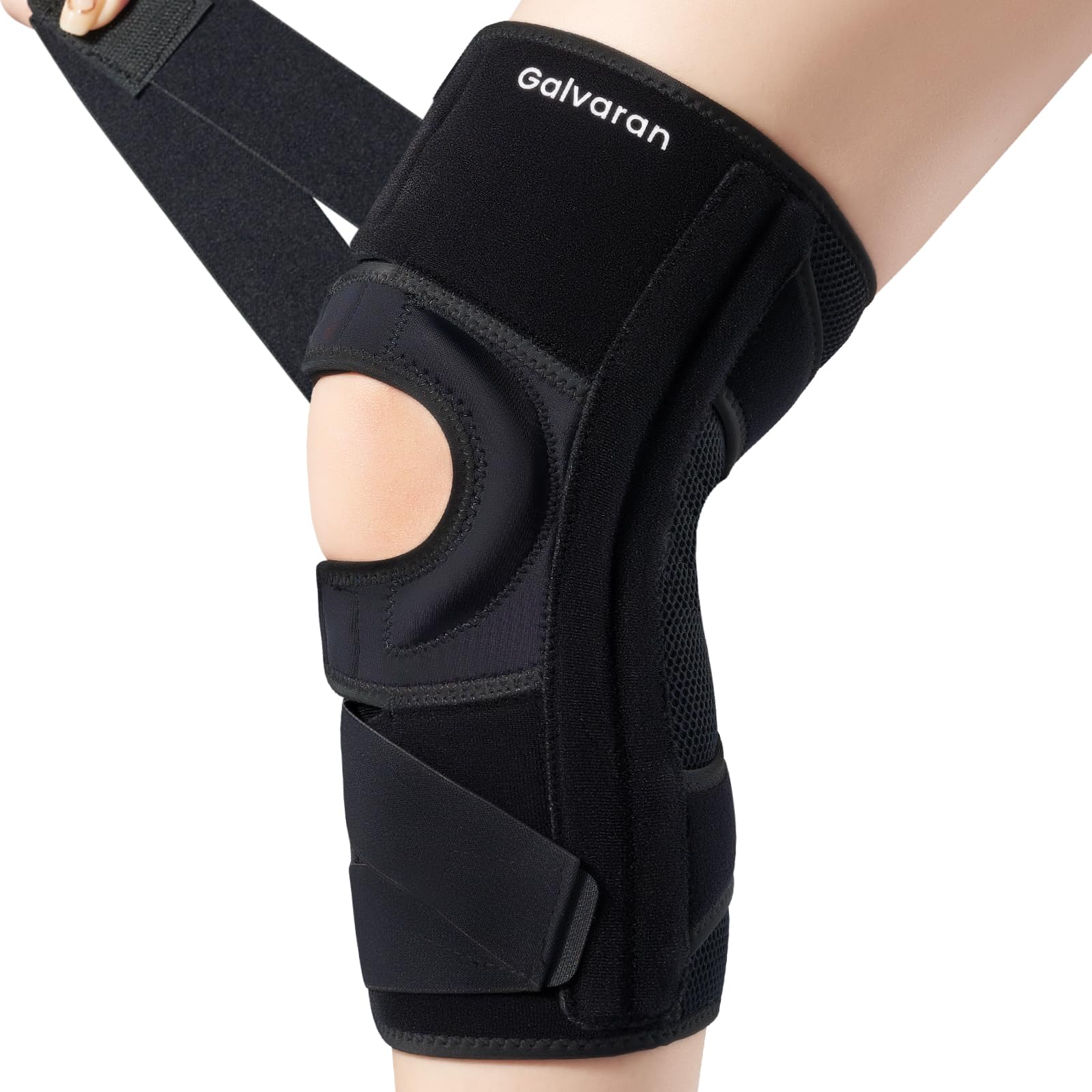 Photo 1 of Galvaran Knee Brace for Meniscus Tear:Adjustable Knee Support for Maximum Knee Pain,Side Stabilizers for Injury or Surgery Recovery - Men and Women