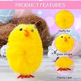 REDS TAR Pack 30 Fluffy Yellow Easter Chicks - 2.5cm Mini Chick Decor view 4