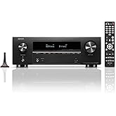 Denon AVR-X1800H 7.2 Channel AV Stereo Receiver (80W x 7), WiFi, Bluetooth | Wireless Streaming via Built-in HEOS, Supports Dolby Vision, HDR10+, Dynamic HDR, &amp; Home Automation Systems