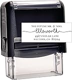 Classic Future Mr. and Mrs. Return Address Stamp