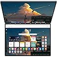 Ruchonin 2-in-1 13.5" 2.5K Dual Screen Touch Laptop Intel 12th Gen CPU Alder Lake-N N100 Windows 11 Home 16GB RAM 1TB SSD (Gray)