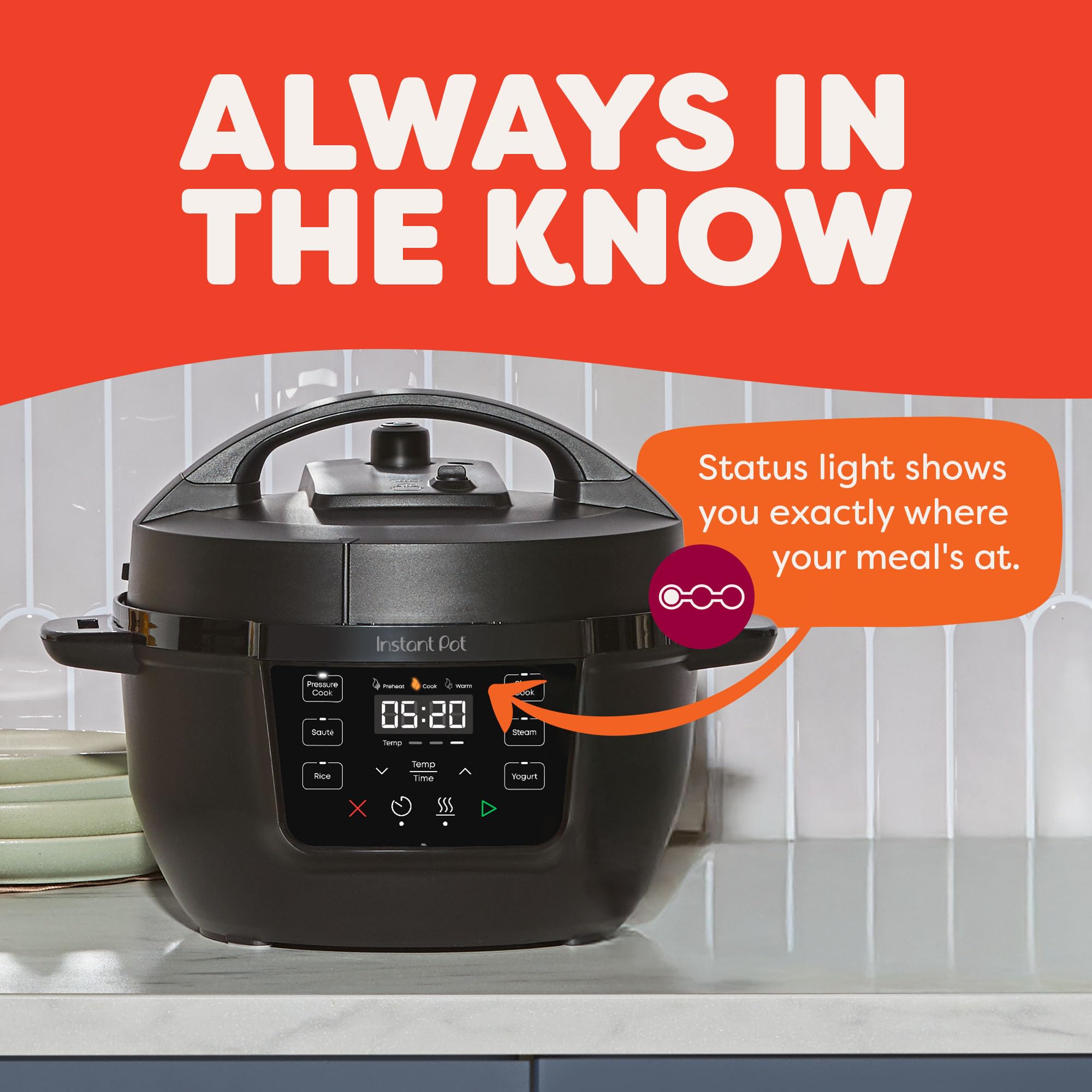 Instant Pot 4QT RIO Mini 7-in-1 Multi-Cooker, Pressure Cooker, Slow cook, Sauté, Steam, Rice Maker, Yogurt, & Warmer, Black, 4 Quarts