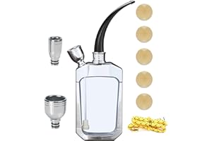 LYTFEI Portable Hookah Set for Travel - Premium Handheld Hookah, Mini Hookah Real Metal Accessories, Small Hookah Shisha for a Single Smoker