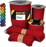 EdcX Paracord 4mm 550 Type III 10–300m EU Made 7-Strand Nylon Cord