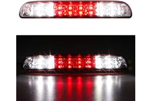 TRESOUND Red 3rd Third Brake Light for Ford Explorer Sport Trac 01-05, for F250 Super Duty/ F350 Super Duty 99-16, for Ranger 93-11, for Mazda B series 94-09, High Mount Stop Light with Electroplating Housing