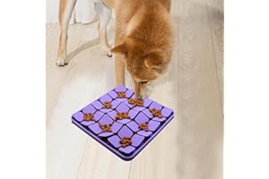 Femont Silicone Snuffle Mat for Small Dogs Puppy Cat Slow Down Eating,Slow Feeder Lick Mat for Dry Wet Food for Pet Training Smell,Encourages Natural Foraging Skill,Relieving Stress