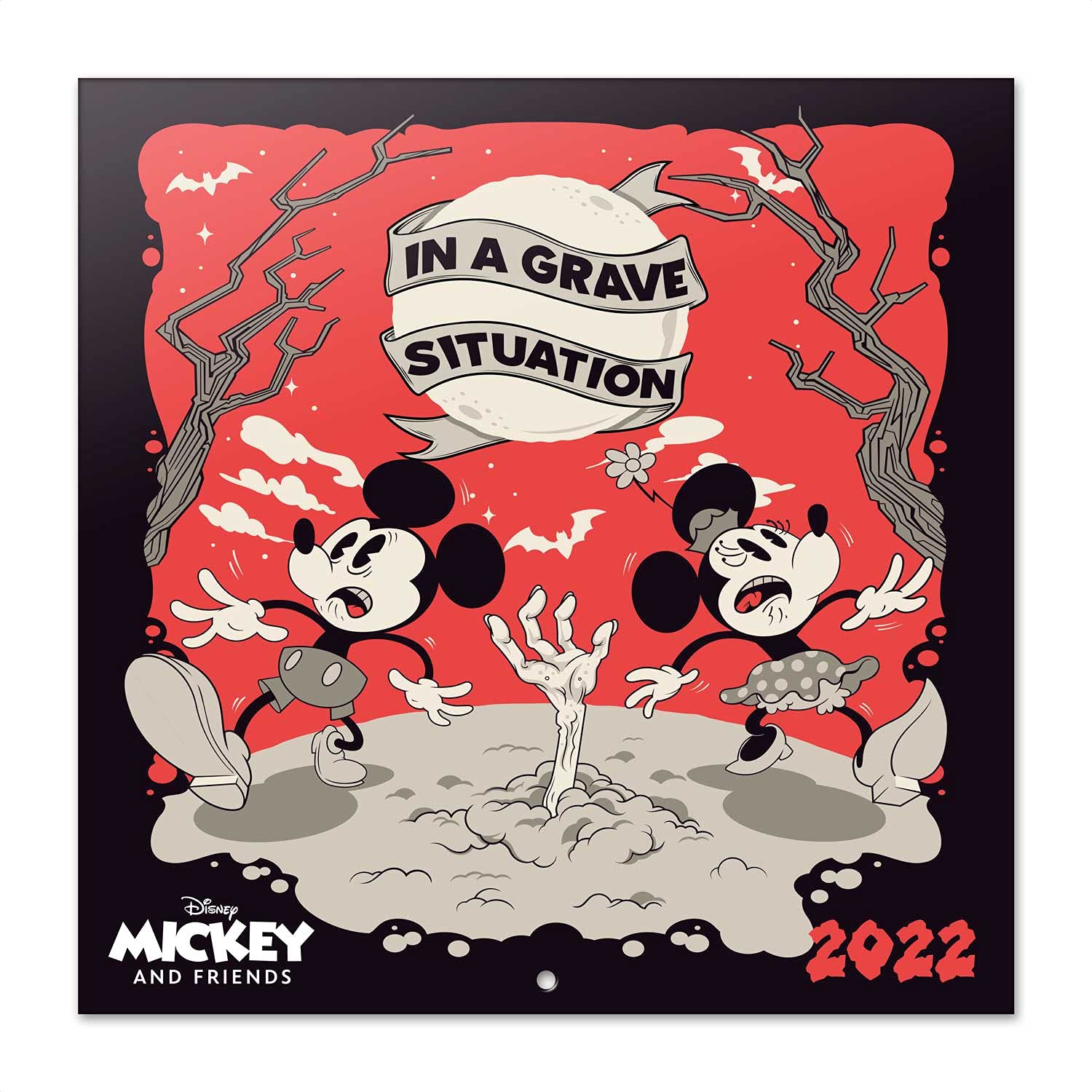 Grupo Erik: Official Disney Mickey 2022 Wall Calendar, 2022 Calendar, 12' x 12' Square Wall Calendar 2022 (Free Poster Included), Family Calendar 2022, Disney Calendar