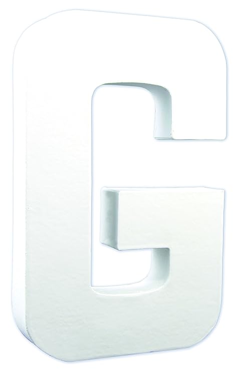 Decopatch Letra G Color Blanco