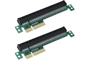 Be In Your Mind 2PCS PCI-E 4X to 16x Expander Converter Riser Card Adapter Male to Female Expansion PCI-E 16X Extension Card 