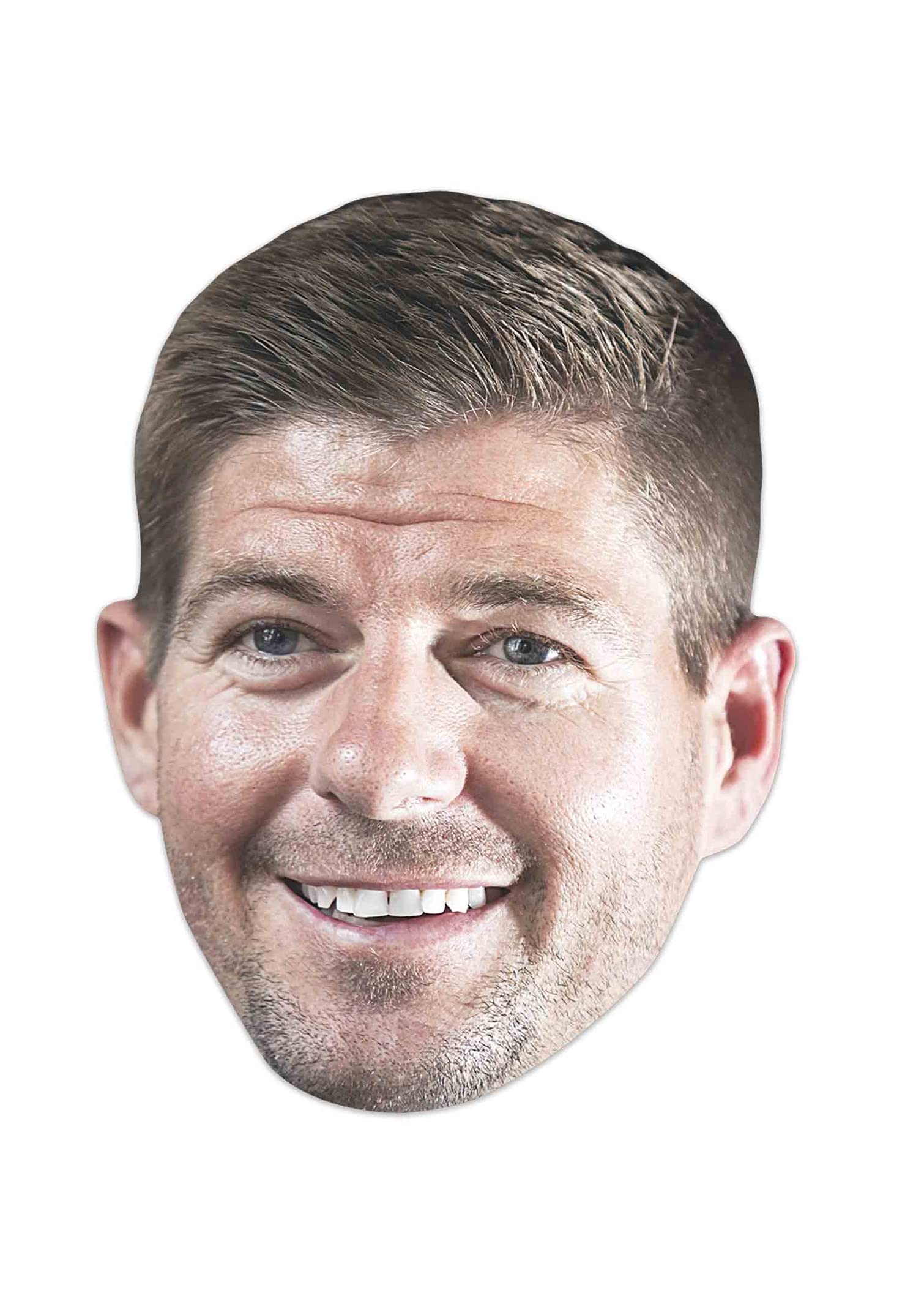 CM212 Fun Cardboard Face Mask of Steven Gerard l Great Talking Point, Fun for Events and Parties