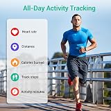 Runlio Fitness Tracker Heart Rate Monitor 14 Sports IP67 Waterproof 2026 view 2