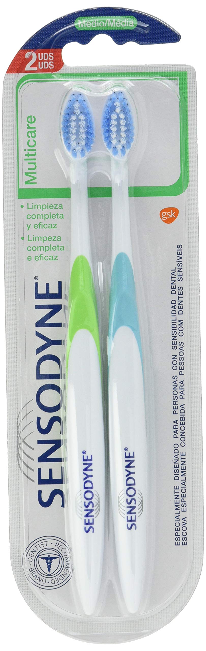 Sensodyne Duplo Brush – Pack of 4 x 2 units (Total 8 units)