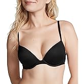Victoria's Secret Pink Wear Everywhere Super Push Up Bra, Pure Black (34B)