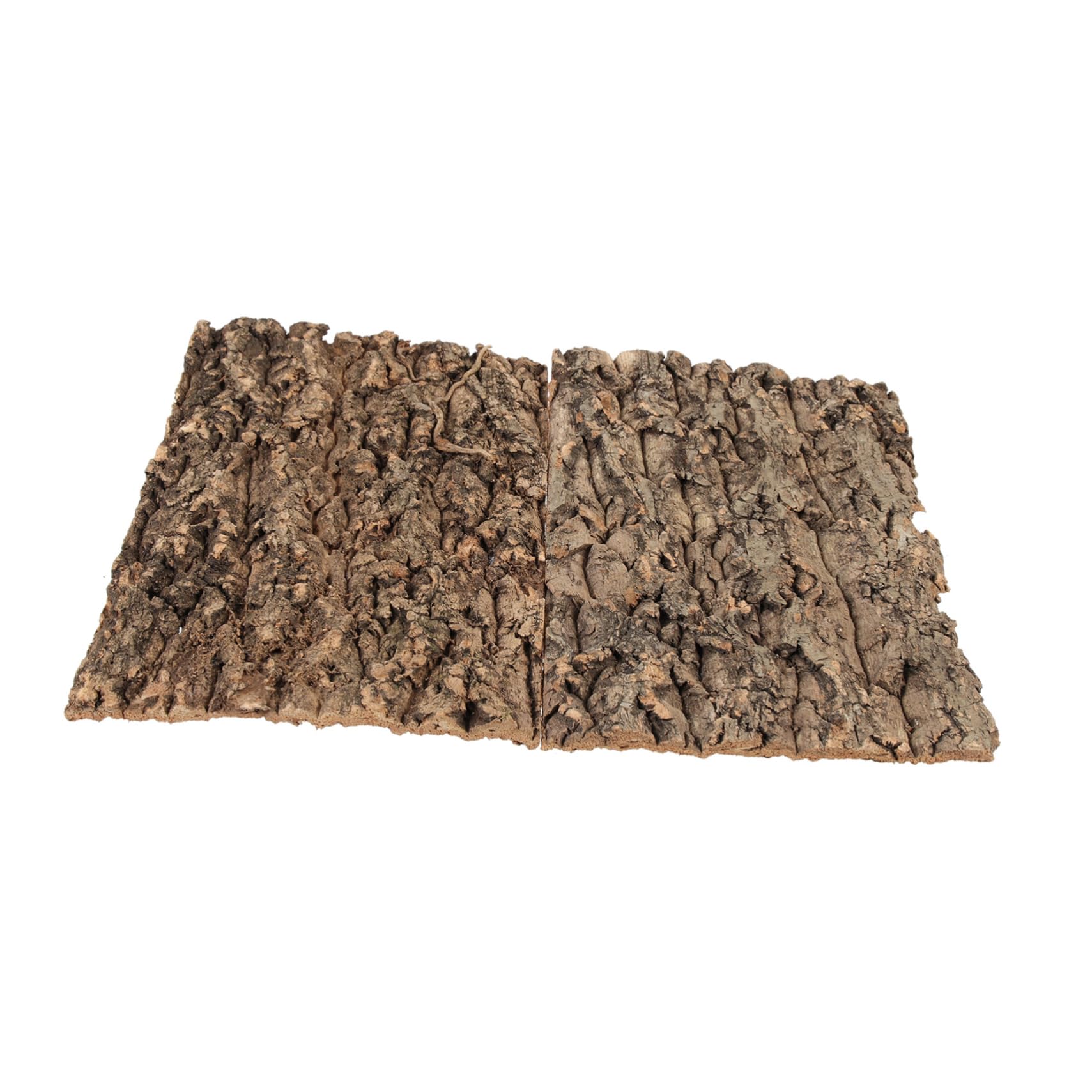 AUTSUPPL Forest Inspired - Cork Bark Vivarium Background for Reptiles - 2Pcs Set Natural Indoor Habitat Accessory Ideal Cork Background for Lizard Turtle Gecko and Frog