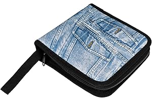 ARUICHENG CD Case CD DVD Holder 40 Capacity DVD Storage Case CD Cases For Car CD Organizer Binder CD Book DVD Holders Storage Cases CD Wallet With Sleeves Small CD Carrying Box Disc Booklet For Home Travel