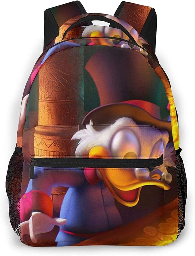 Lsjuee Donald Duck Casual Backpack,Outdoor Hiking Daypacks Laptop