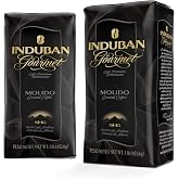 Induban Gourmet,100% Arabica, Ground Coffee, Medium Roast, 16 oz, Pack of 2 | 100% Arabica , bag, From Dominican Republic, Dominican Coffee Premium