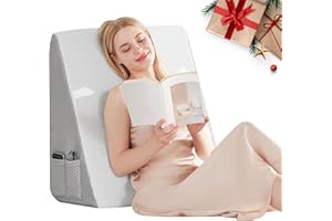 BDEUS 24 Inch Extra Wide Wedge Pillow, Bed Wedge Pillow for Sleeping, After Surgery, Acid Reflux, Snoring,Wedge Pillow headboard,45D Memory Foam Top, Air Layer Wedge Cover