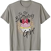 Disney Minnie Mouse I'm The Birthday Girl Cupcake T-Shirt Small