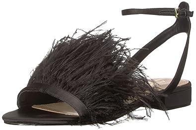 feather sandals flat