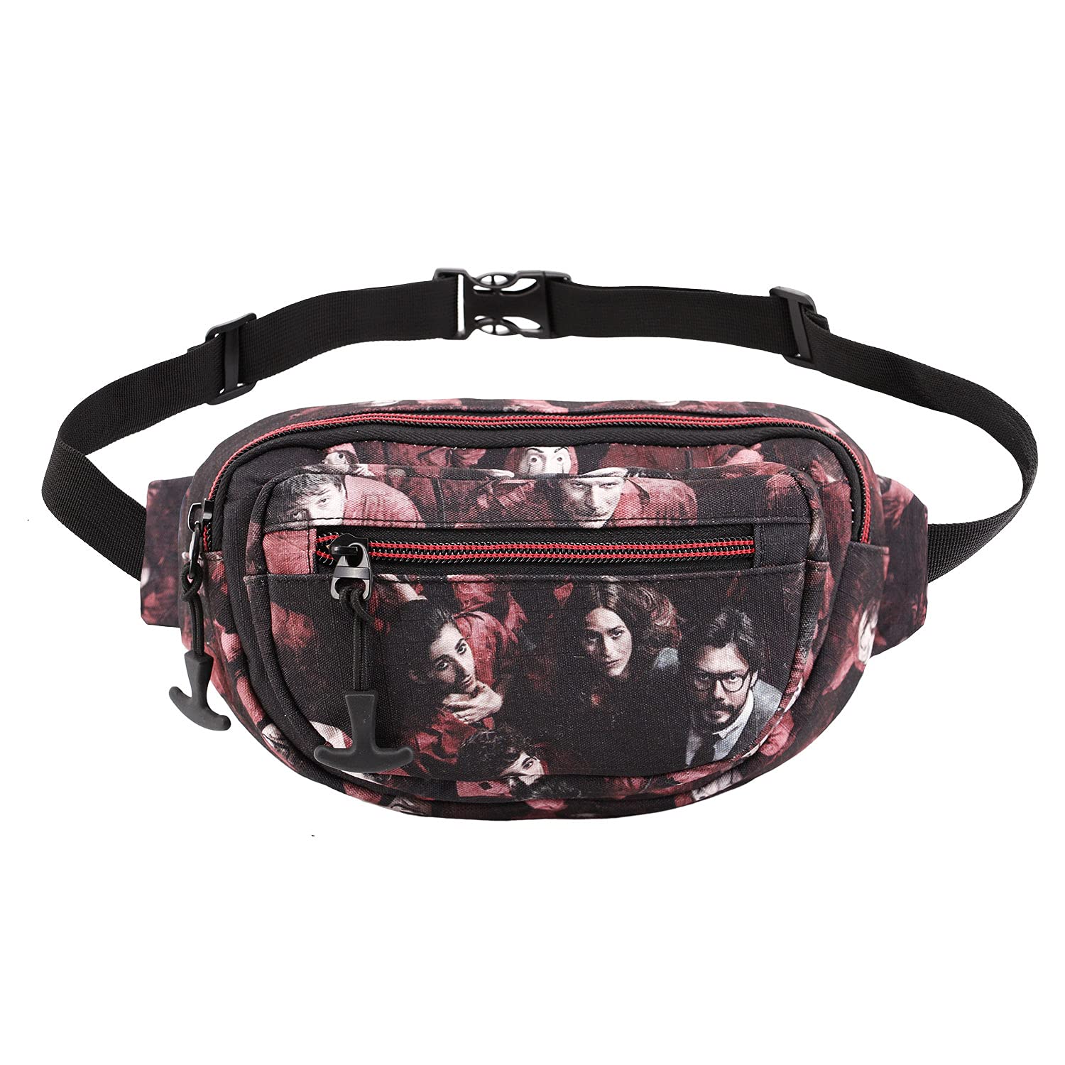 Money Heist Together karactermania -Glaze Fanny Pack, Multicolour