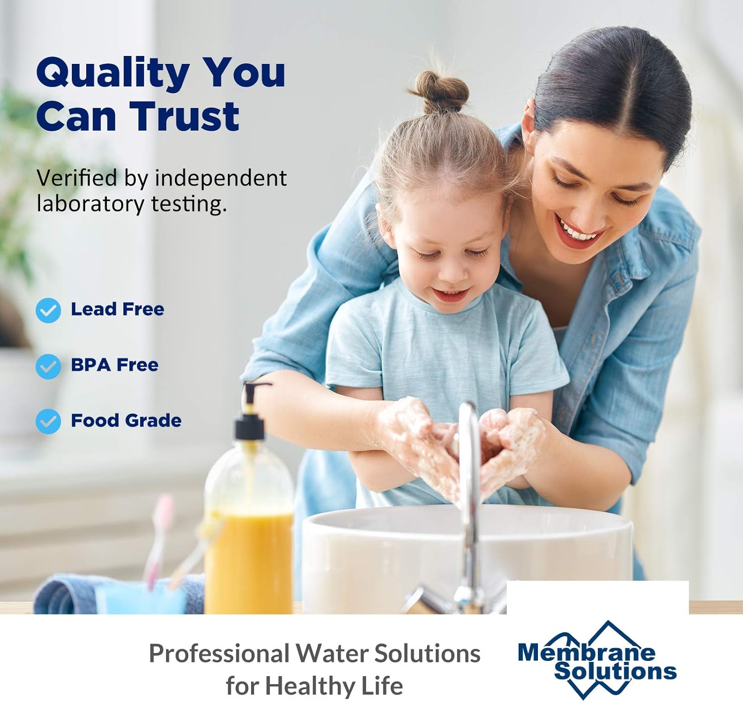 Membrane Solutions 5 Micron String Wound Water Filter Universal Whole House Replacement Cartridge Sediment Filters for Well Water 10"x2.5" - 6 Pack: Kitchen & Dining