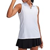 G Gradual Women's Sleeveless Golf Polo Shirts