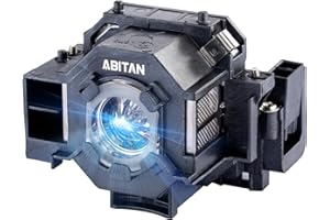 ABITAN ELPLP42/ V13H010L42 for Epson Projector Bulb PowerLite Home Cinema 83+ 83 822p 400W EPM-83 410W 400WE 280 822H 83H 83C EX90 EMP-83HE H330A H371A H330C H330B Replacement Lamp.