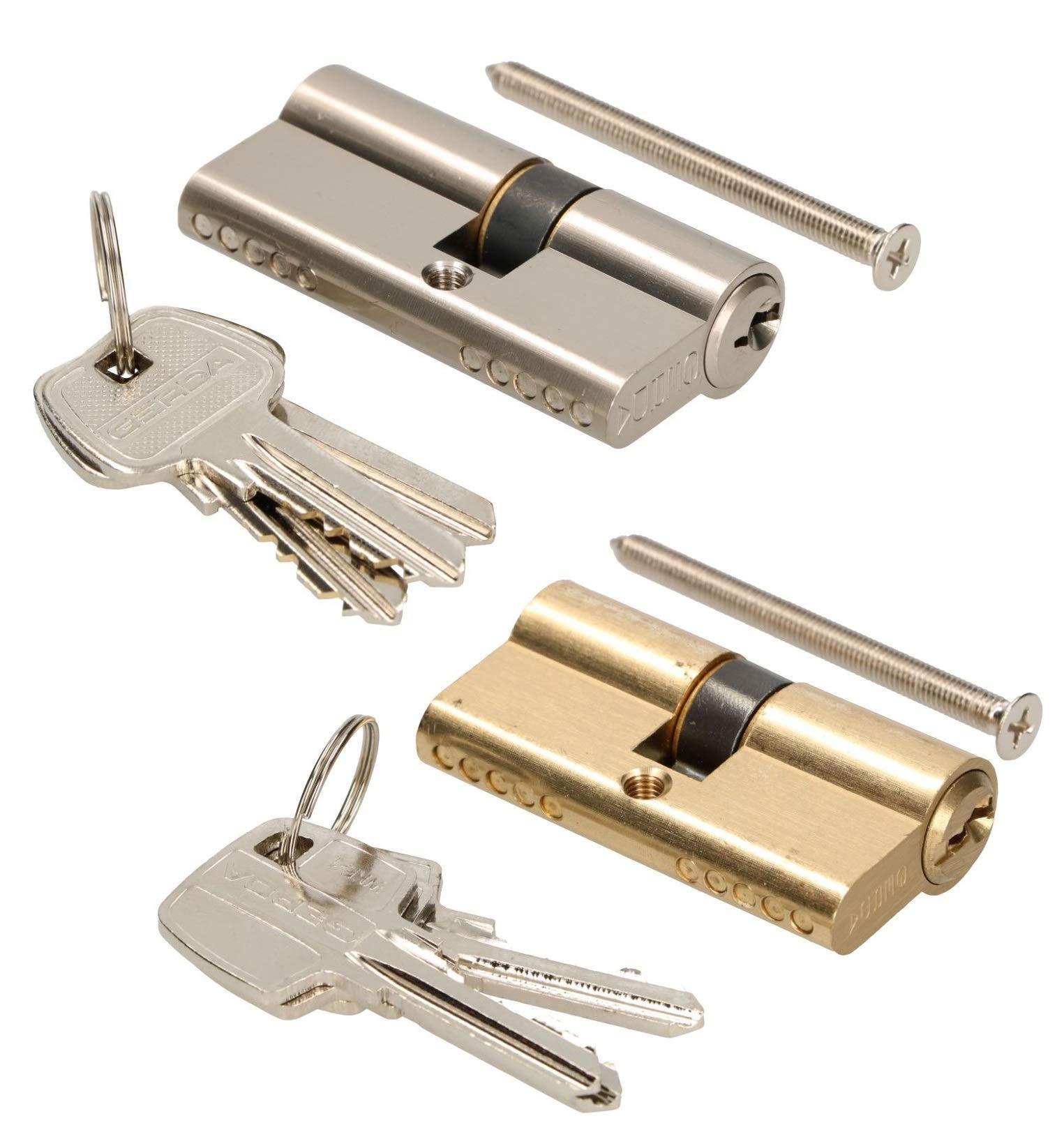 KOTARBAU - Cylinder Lock 30/35 - Profile Cylinder - Security Lock - Double - Material Brass