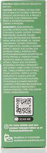 Advanced Clinicals Collagen Serum for Fine Lines Wrinkles 1.75 Fl Oz Plumping view 8