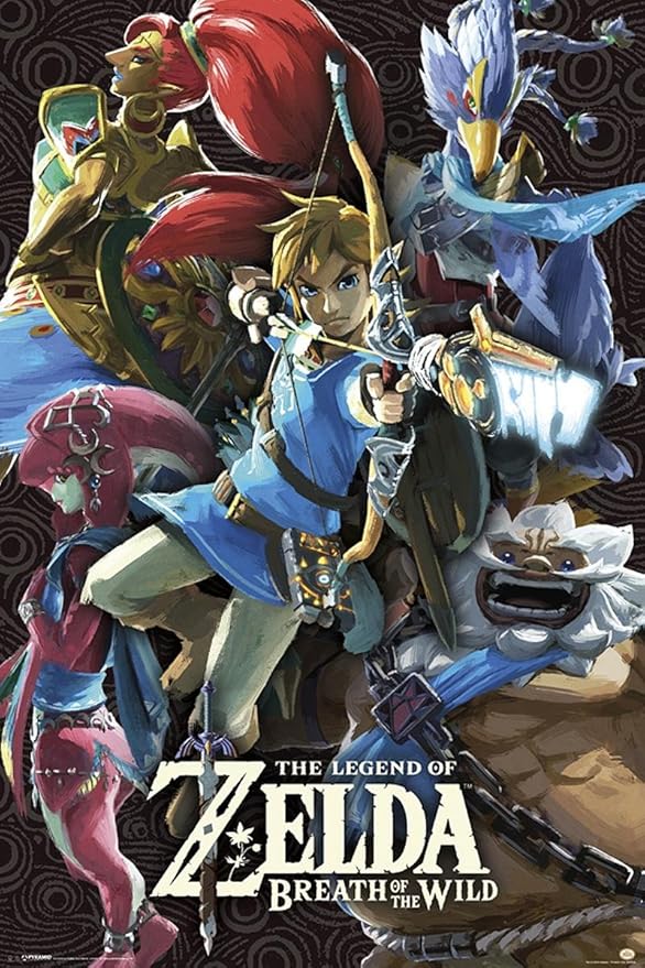 The Legend of Zelda Póster Breath of The Wild (61cm x 91,5cm): Amazon.es: Hogar