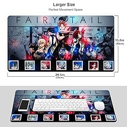 Large Extended Gaming Mouse Pad colorful cartoon
