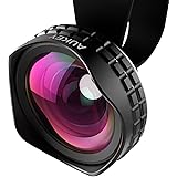 AUKEY Wide Angle Lens 0.63X HD Clip On with All Alloy + Glass for iPhone 6 / 6 Plus, 6s / 6s Plus, iPad Mini 4 / 3 / 2, Android, Windows Smartphone and Tablet