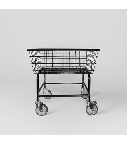 Amazon.com: R&B Wire™ 100T Front Load Wire Laundry Cart, 2.25