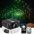 ATOKEE Starlight Headliner Kit, Upgraded Compact Size 16W Twinkle Fiber Optic Lights Kit, 200pcs*0.03in*6.5ft Car Star Roof Lights with APP/Remote Control
