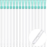 TrelaCo 50 Pieces Replacement Catheter Tubes Women Men, PVC Flexible, 16fr | Smooth Rounded End for Easy Insertion, Enema Cleaning Supplies for Women Men, Medical Grade Replacement Tube Kit