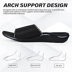 ERGOfoot Slide Sandals with Arch
