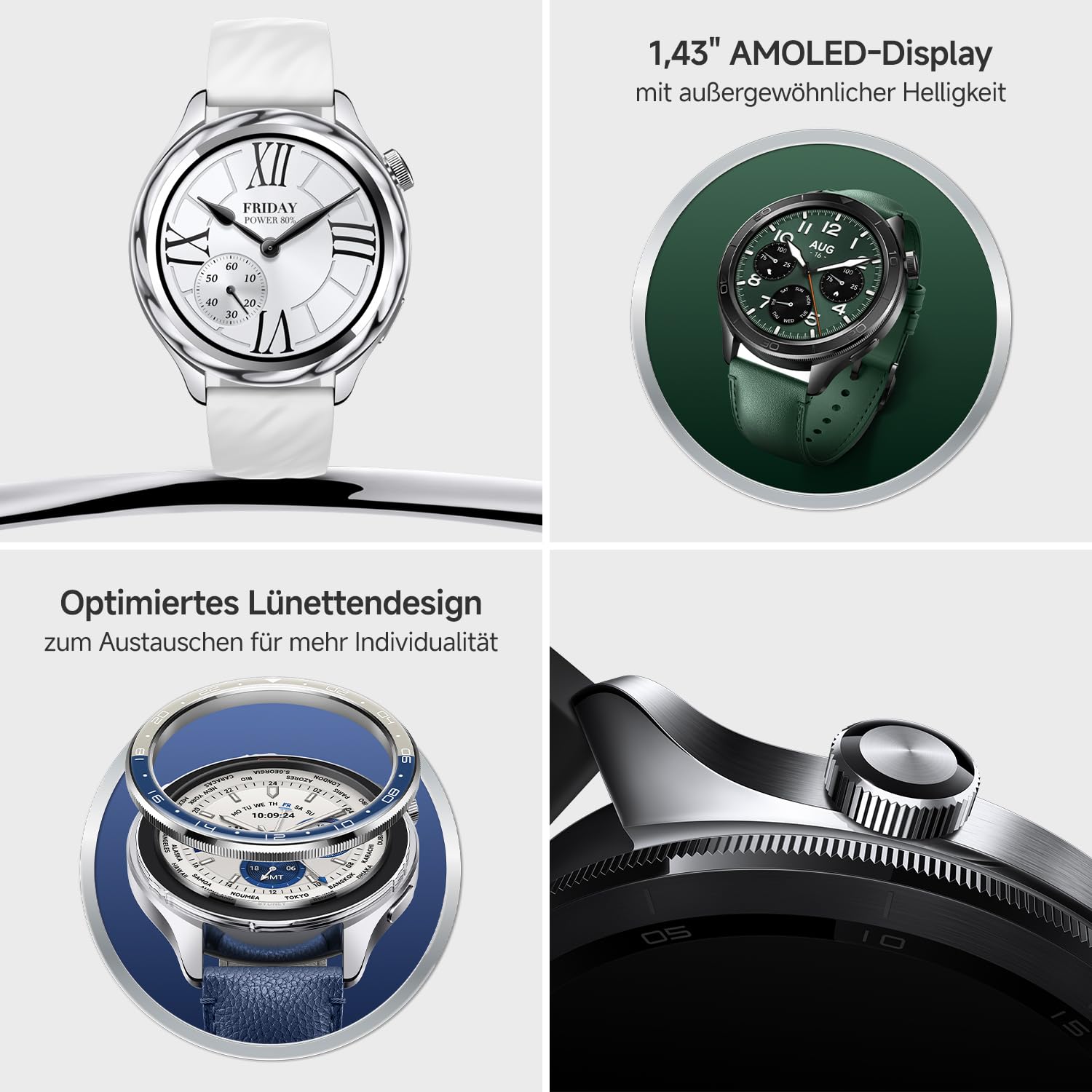 Xiaomi Watch S4 Silver – 1.43