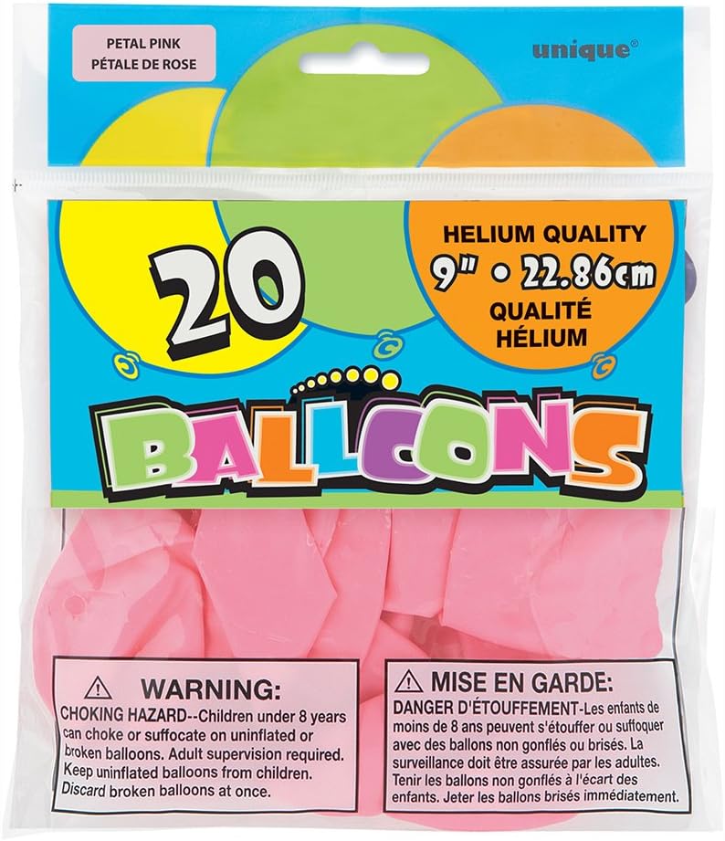 9" Latex Sunburst Yellow Balloons, 20ct: Kitchen & Dining