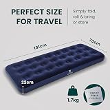 Green Haven Green Haven Camping Airbed Single 191x73x22cm Dark Blue view 3