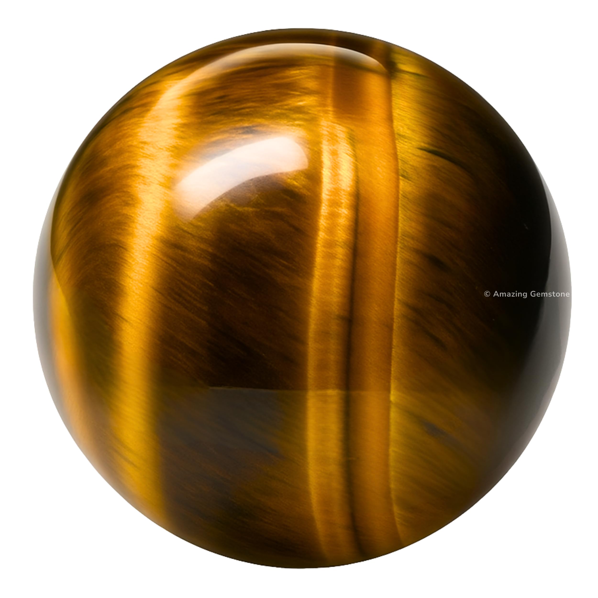 Amazing Gemstone Tiger Eye Crystal Ball - 1 Inches
