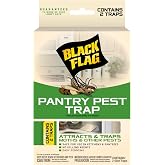 Black Flag Pantry Pest Trap 2 Count, Insect Traps, 1 Pack | Attracts &amp; Traps Moths, Use Indoors in Kitchens, Pantries &amp; Food Storage Areas, Contains Attractant, Discard After 3 Months