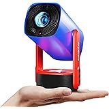[Auto Focus] Mini Projector with WiFi and Bluetooth, Smart Projector with Android OS 270° Rotation & Auto Keystone, Outdoor P