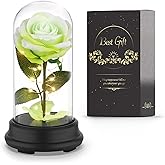 Deluxsa Mom Gifts for Mothers Day Rose Flower Gifts for Women, Mother Day Mom Gifts from Daughter Son, Birthday Gift for Women, Rose Flower Gift for Her, Anniversary, Wedding, Valentines-Green