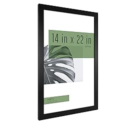 MCS Studio Gallery 14x22 Poster Frame Black