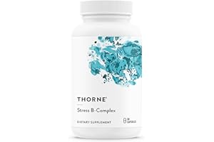 THORNE - Stress B-Complex - Vitamins B2, B6, B12 & Folate in Highly-Absorbable and Active Forms - Extra Vitamin B5 for Adrenal Support, Stress Management & Immune Function* - 60 Servings