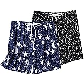 ENJOYNIGHT Women Pajama Shorts Cotton Lounge Bottoms Sleep Shorts with Drawstring & Pockets