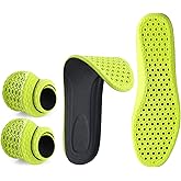 Eimocs 2 Pairs Comfort Insoles for Men/Women, Memory Foam Inserts, Prevent Foot Odor, Providing Great Shock Absorption and Cushioning for Feet Relief，Steppers Insoles